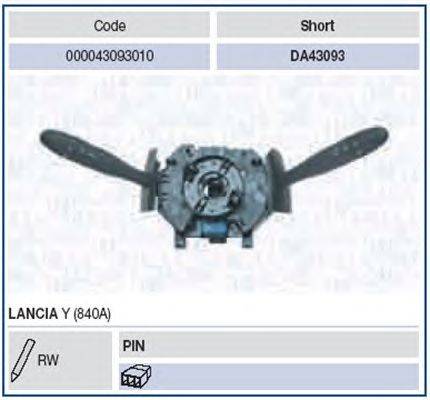 Выключатель на колонке рулевого управления MAGNETI MARELLI 43093