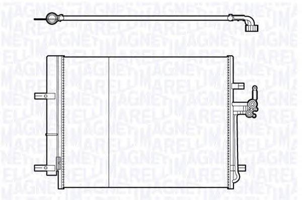 Конденсатор, кондиционер MAGNETI MARELLI 350203712000