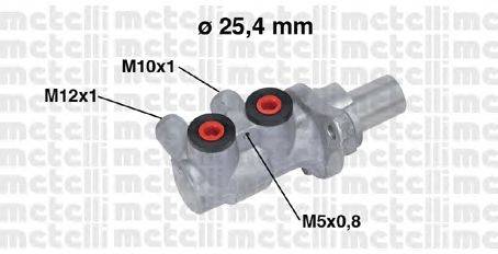 Главный тормозной цилиндр METELLI 05-0717