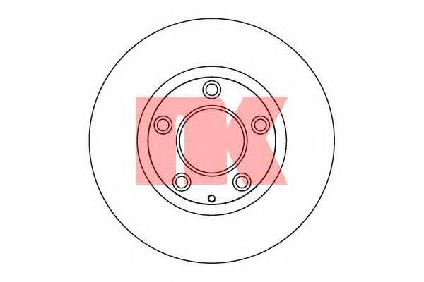 Тормозной диск NK 203258