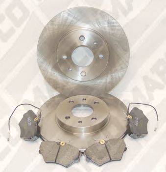 Комплект тормозов, дисковый тормозной механизм MAPCO 47151