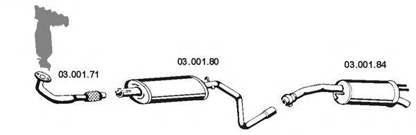 Система выпуска ОГ EBERSPÄCHER 032052