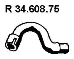 Труба выхлопного газа EBERSPÄCHER 34.608.75