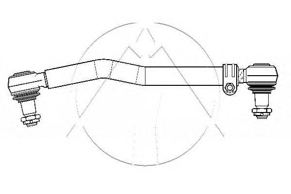 Продольная рулевая тяга SIDEM 14434