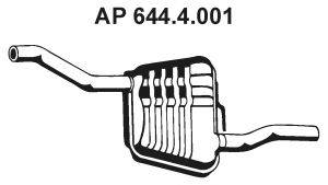 Глушитель выхлопных газов конечный EBERSPÄCHER 644.4.001