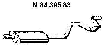Глушитель выхлопных газов конечный EBERSPÄCHER 84.395.83
