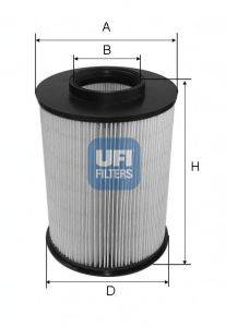 Воздушный фильтр UFI 2767500