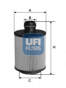 Масляный фильтр UFI 2508800