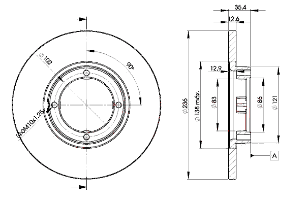Тормозной диск ICER 78BD4392