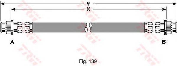 Тормозной шланг TRW PHA370