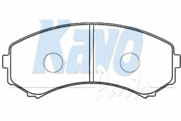 Комплект тормозных колодок, дисковый тормоз KAVO PARTS BP-5545