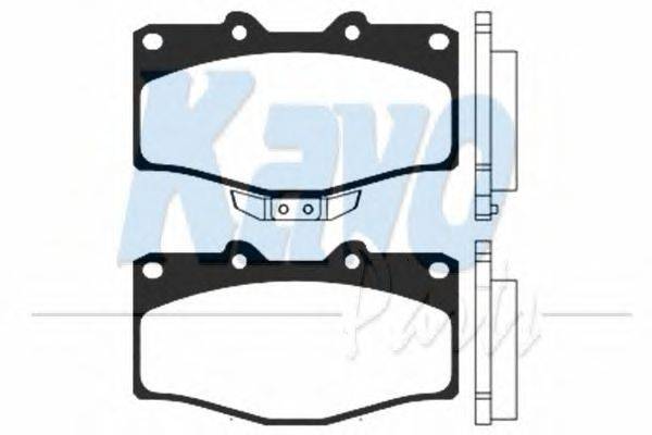 Комплект тормозных колодок, дисковый тормоз KAVO PARTS BP-9018