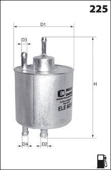 Топливный фильтр MECAFILTER ELE6093