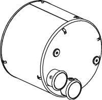 Средний глушитель выхлопных газов DINEX 21467