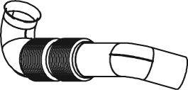 Труба выхлопного газа DINEX 56258