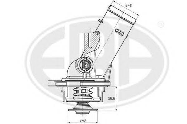Термостат, охлаждающая жидкость ERA 350335