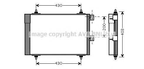 Конденсатор, кондиционер AVA QUALITY COOLING CN5241