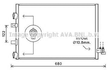 Конденсатор, кондиционер AVA QUALITY COOLING FD5484