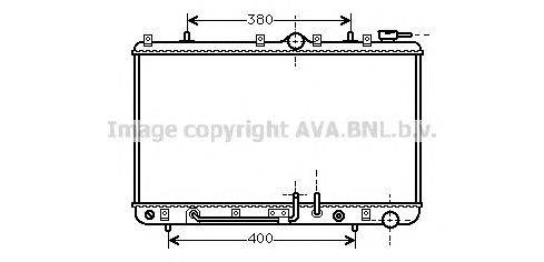 Радиатор, охлаждение двигателя AVA QUALITY COOLING HY2006