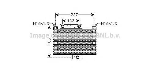 Масляный радиатор, автоматическая коробка передач AVA QUALITY COOLING HY3150