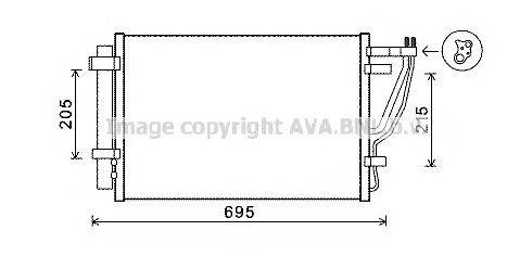 Конденсатор, кондиционер AVA QUALITY COOLING KAA5147