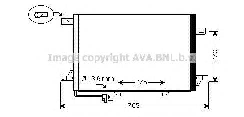 Конденсатор, кондиционер AVA QUALITY COOLING MS5579