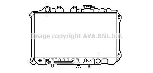 Радиатор, охлаждение двигателя AVA QUALITY COOLING MZ2032