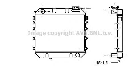 Радиатор, охлаждение двигателя AVA QUALITY COOLING OL2003