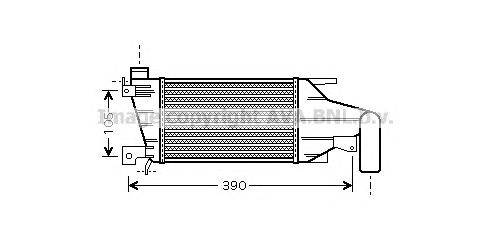 Интеркулер AVA QUALITY COOLING OLA4417