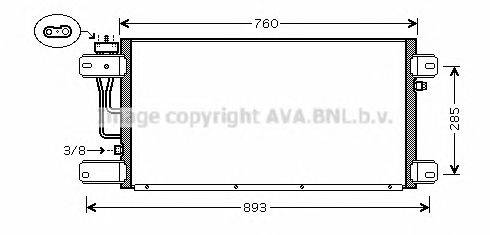 Конденсатор, кондиционер AVA QUALITY COOLING SC5019