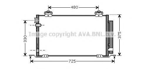 Конденсатор, кондиционер AVA QUALITY COOLING TO5393