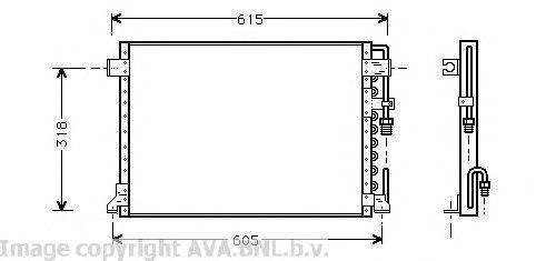 Конденсатор, кондиционер AVA QUALITY COOLING VO5071