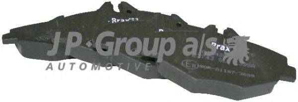 Комплект тормозных колодок, дисковый тормоз JP GROUP 1363600810