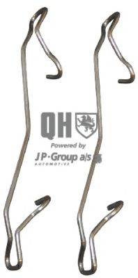 Комплектующие, колодки дискового тормоза JP GROUP BFK650