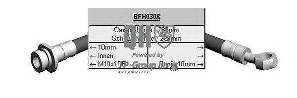 Тормозной шланг JP GROUP BFH5358