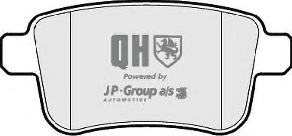 Комплект тормозных колодок, дисковый тормоз JP GROUP BP1641