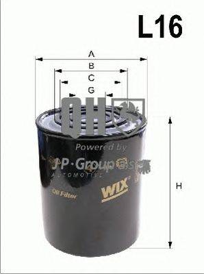 Масляный фильтр JP GROUP WL7298