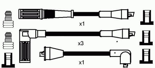 Комплект проводов зажигания NGK 8524