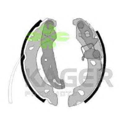 Комплект тормозных колодок KAGER 340441