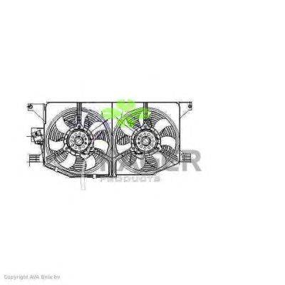 Вентилятор, охлаждение двигателя KAGER 32-2216