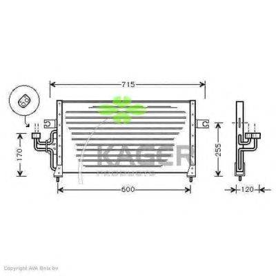 Конденсатор, кондиционер KAGER 94-6020