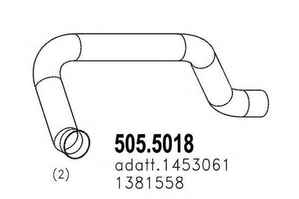 Труба выхлопного газа ASSO 505.5018