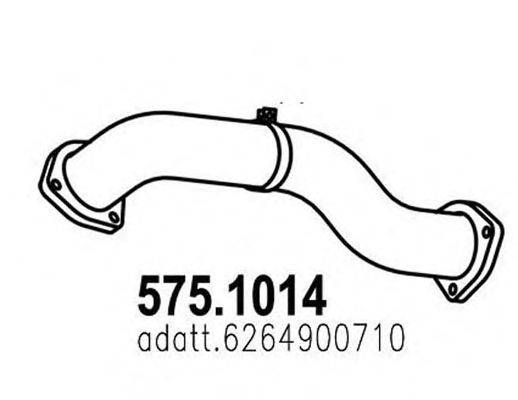 Труба выхлопного газа ASSO 575.1014