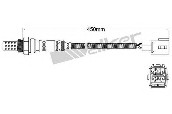 Лямбда-зонд WALKER PRODUCTS 250-24225