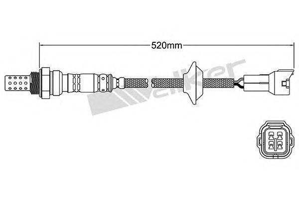 Лямбда-зонд WALKER PRODUCTS 250-24060