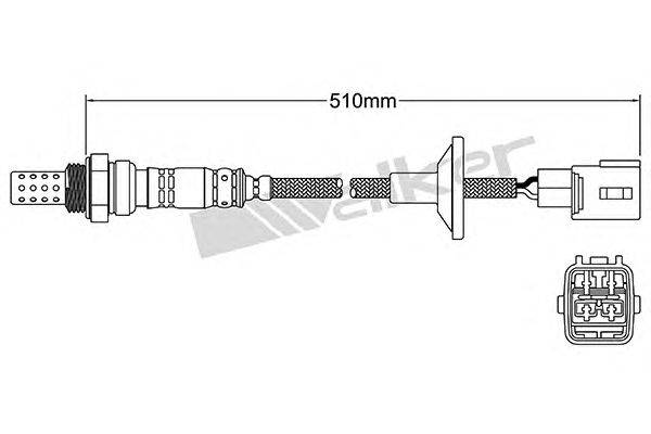 Лямбда-зонд WALKER PRODUCTS 250-24282