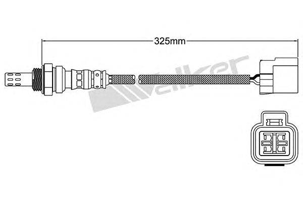 Лямбда-зонд WALKER PRODUCTS 25024280