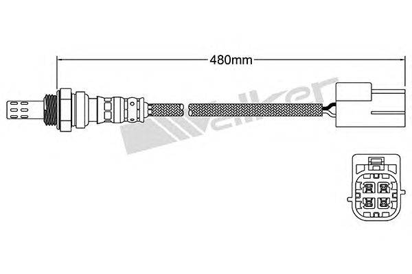 Лямбда-зонд WALKER PRODUCTS 250-24403