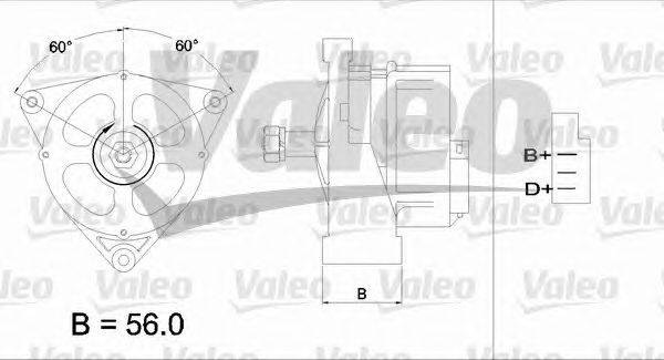 Генератор VALEO 436562