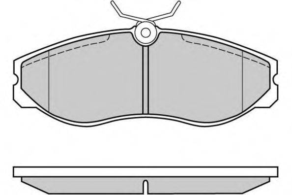 Комплект тормозных колодок, дисковый тормоз E.T.F. 21410
